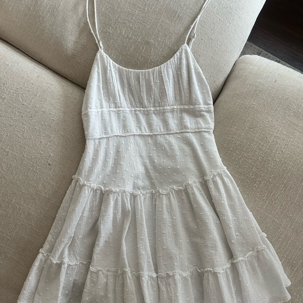 White Spaghetti Strap Dress